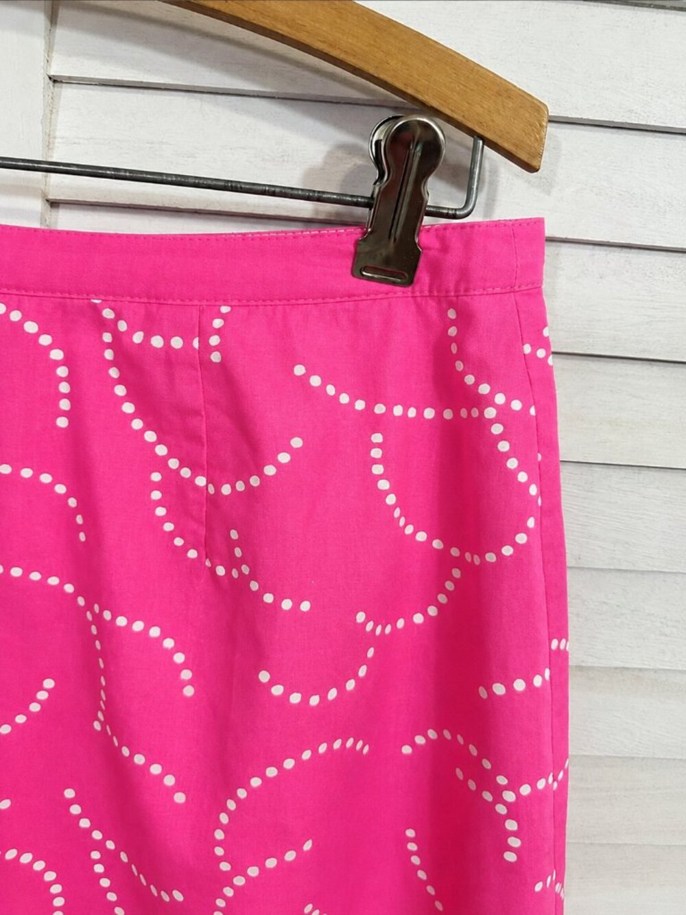 Boden Pink A-Line Cotton Skirt Size 6 6R - Picture 8 of 10